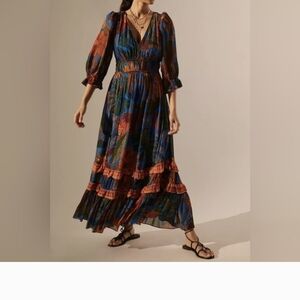 Farm Rio Multicolor Maxi M Dress